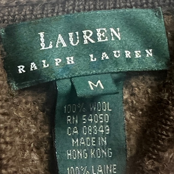 Vintage Lauren Ralph Lauren Wool Sweater Cardigan - Picture 3 of 6